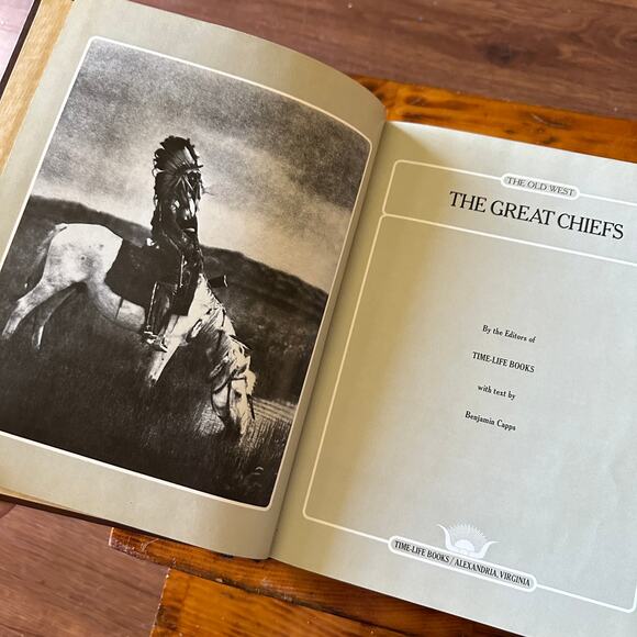 Vintage 1981 Time-Life Books The Old West The Great Chiefs Hardcover Book - Picture 4 of 9